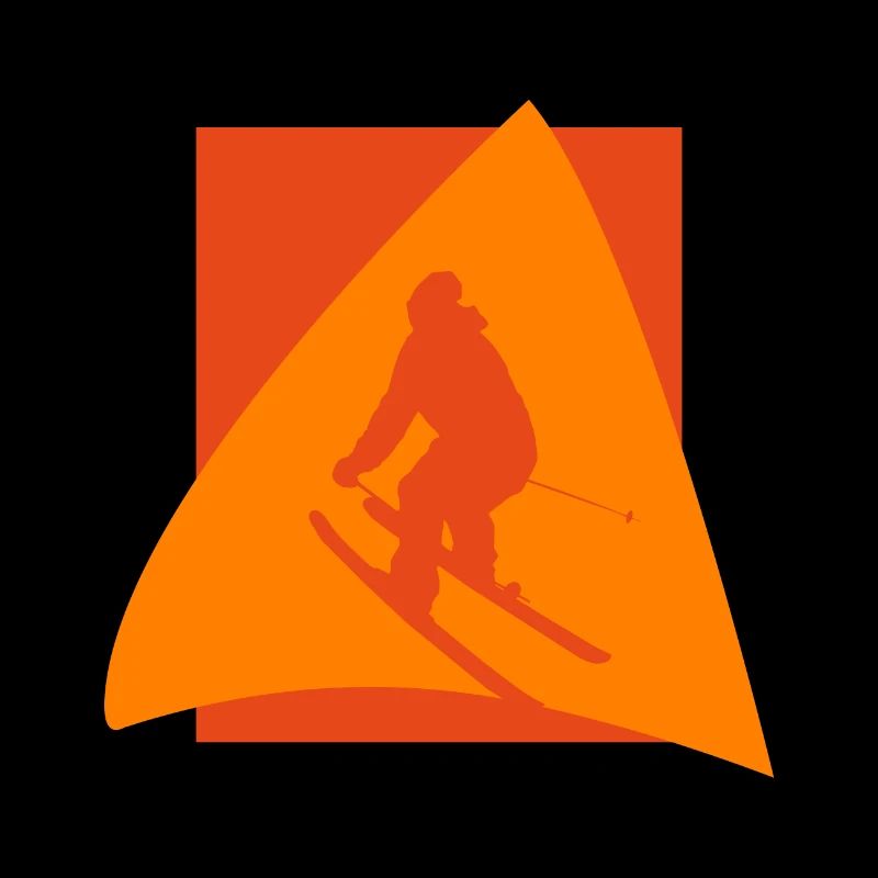 Skifahrer Freeskiing
