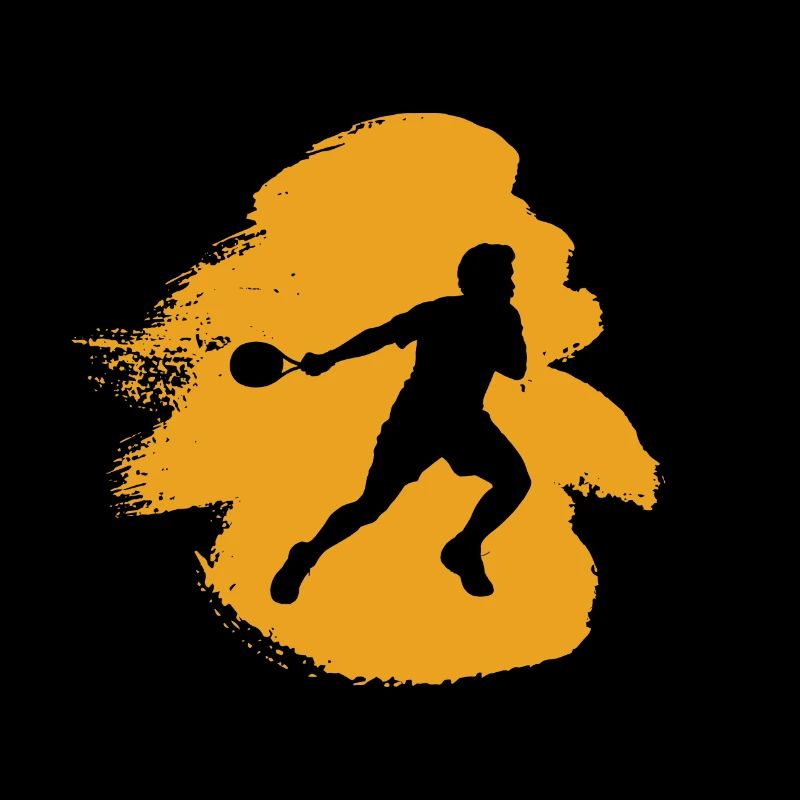 Squashspieler Squash Spieler Squashschläger