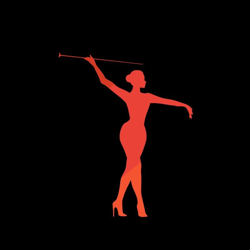 Stabdrehen Gymnastik Twirling