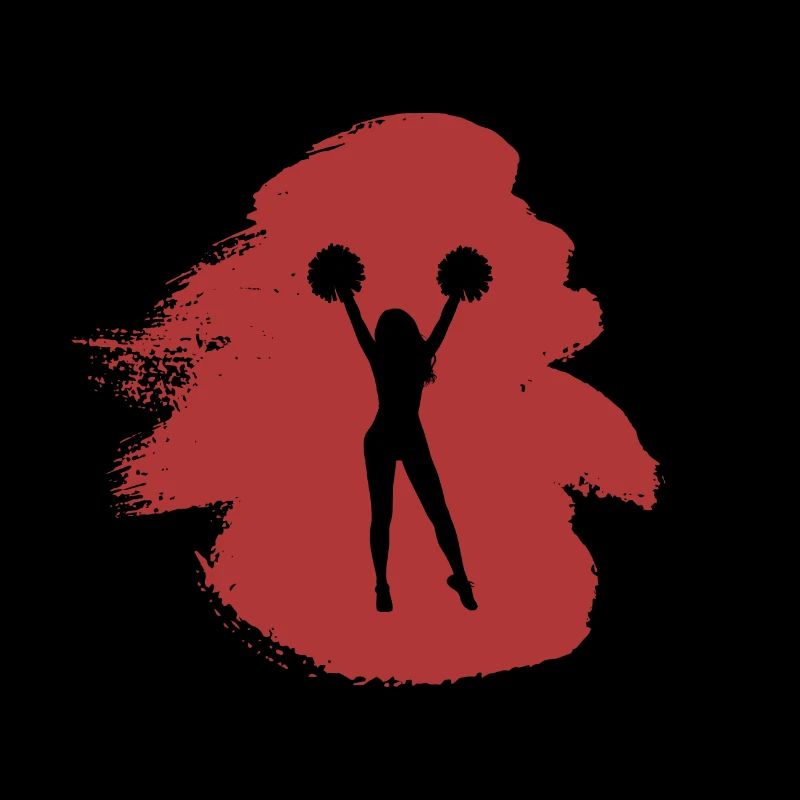 Mädchen Cheerleading Bommel