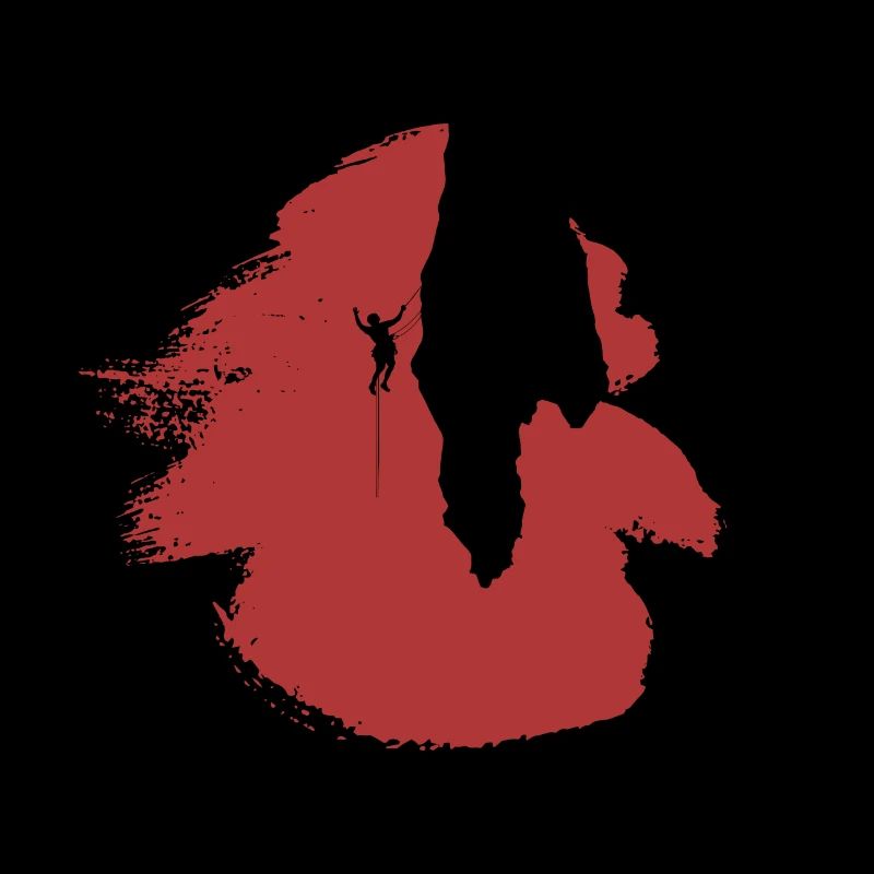 Bergsteiger Seilklettern Kletterer