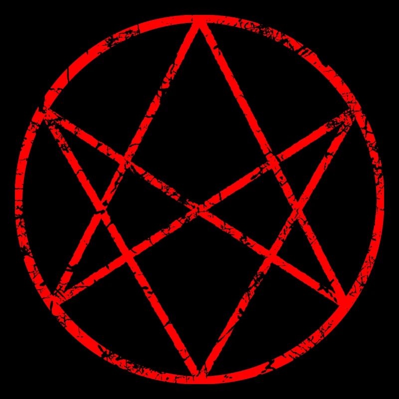 Hexagramm - rot