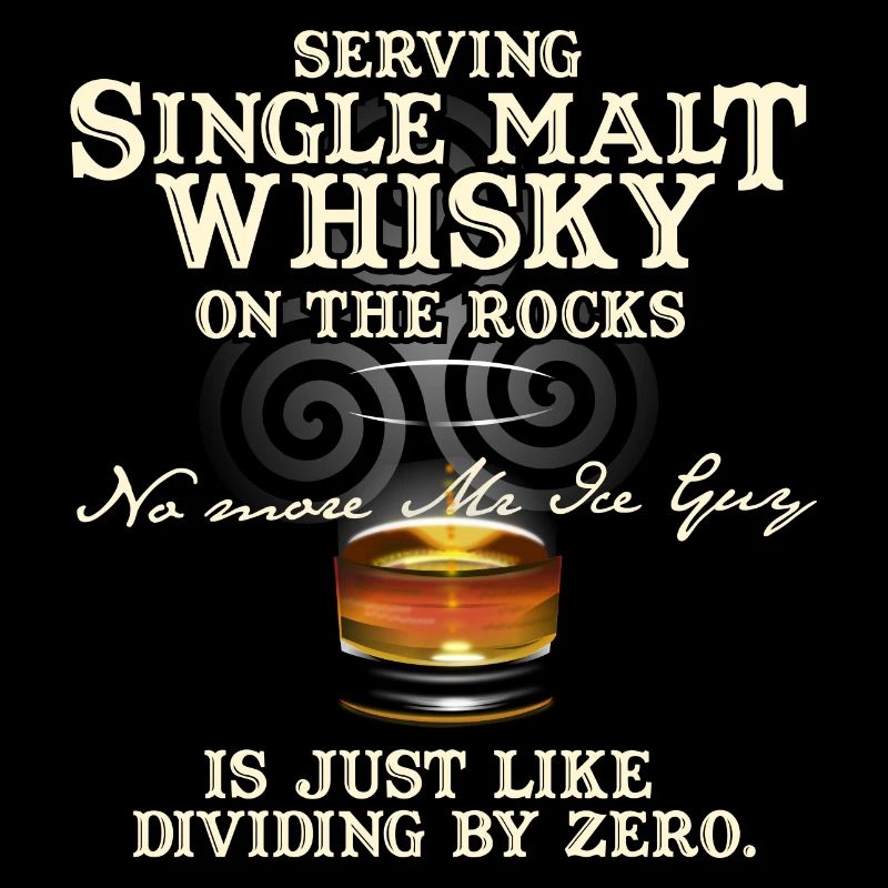 Single Malt Whisky On The Rocks