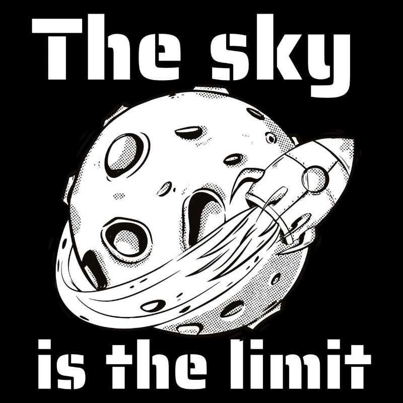 The Sky Is The Limit Retro Outer Space Designs