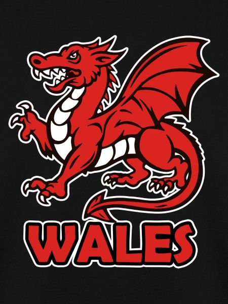 Walisischer roter Drache "WALES"