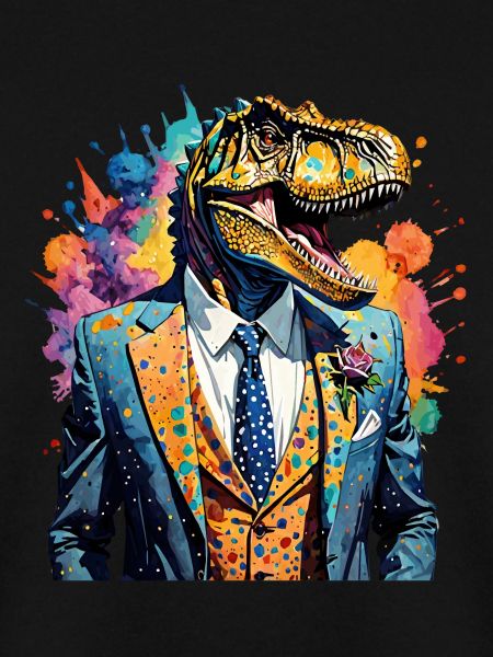 Dinosaurier im Anzug