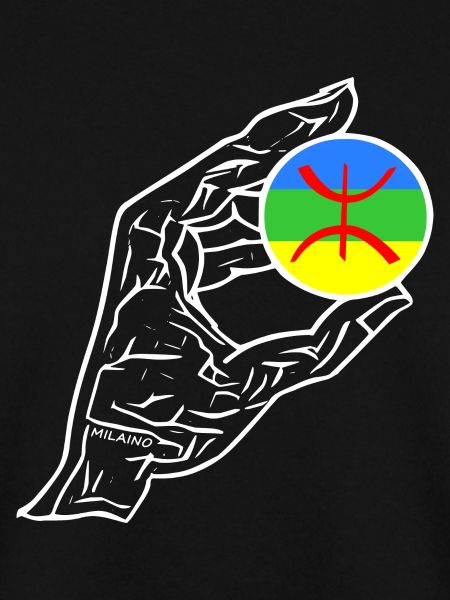 Amazigh Hand Flagge