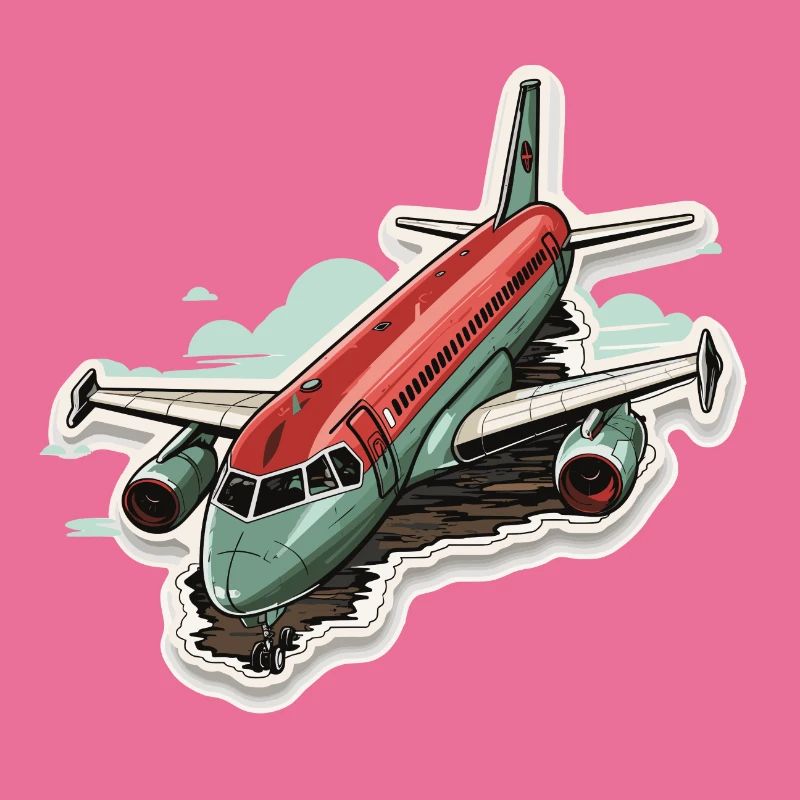 Flugzeug - Illustration