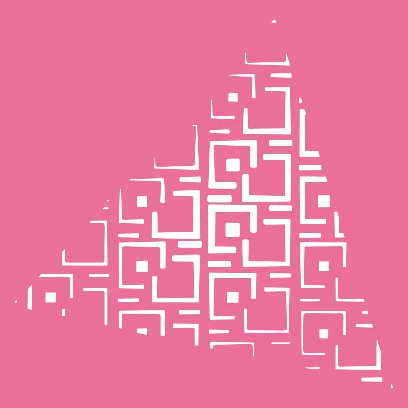 Abstract triangle pattern