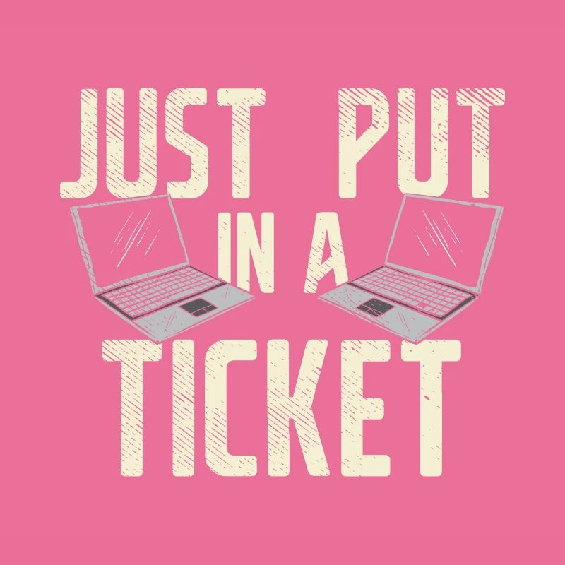 Mettez simplement un ticket pour le service d'assistance et le support technique