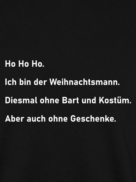 Weihnachtsmann ohne