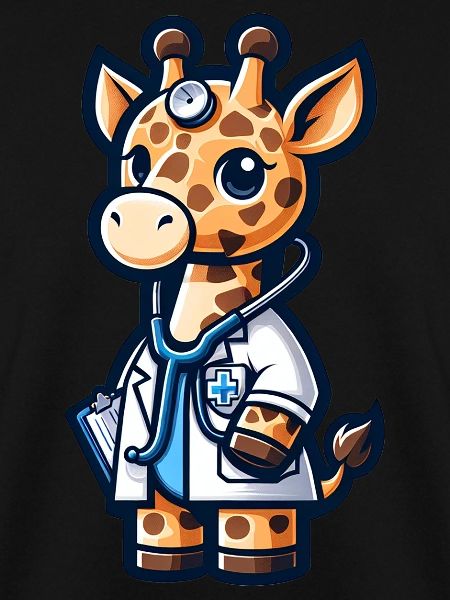 Cute Giraffe Doctor