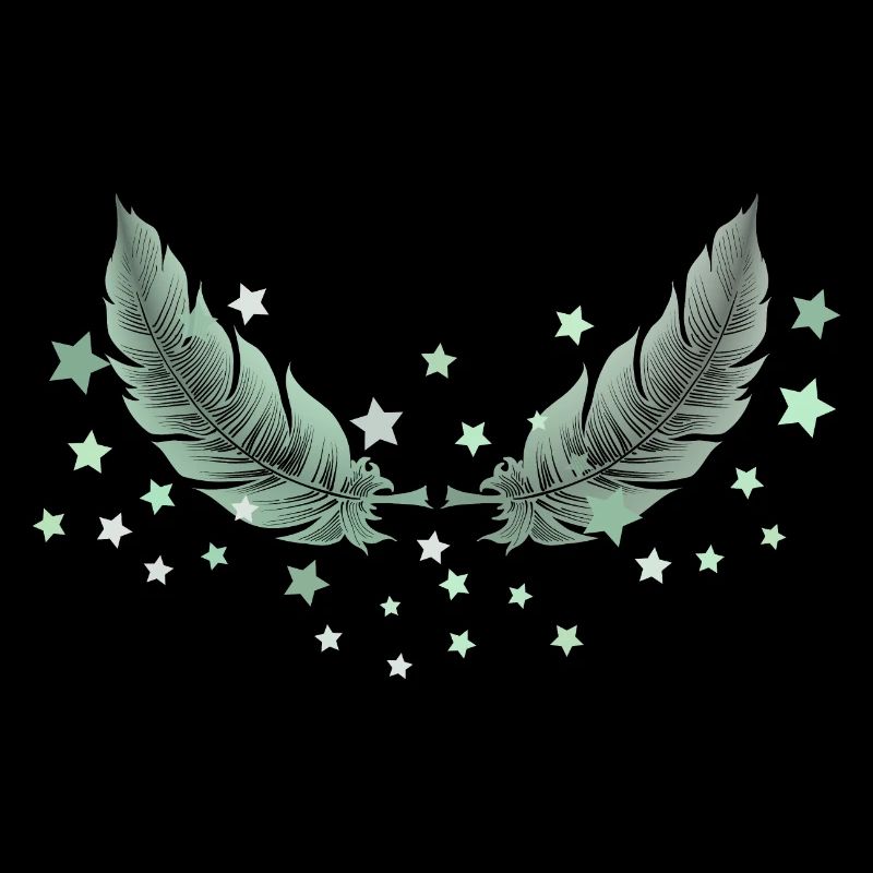 Two feathers