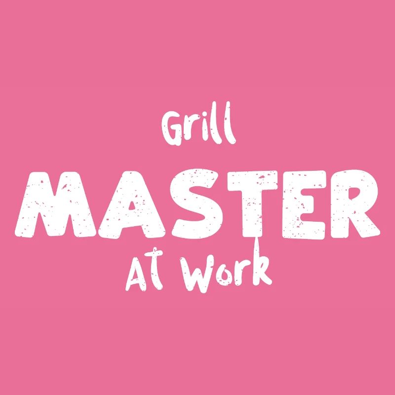 Grill Master At Work - BBQ