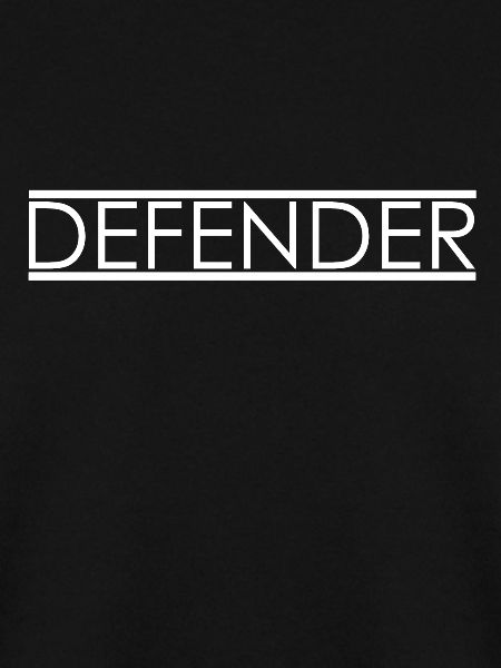 Defender Line lettering