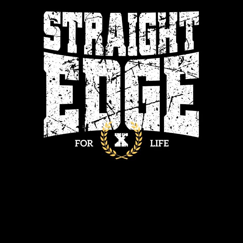 Straight Edge Lettering For Straight Edger Life