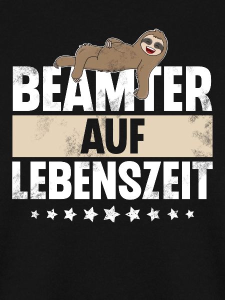 Beamter Auf Lebenszeit Faultier