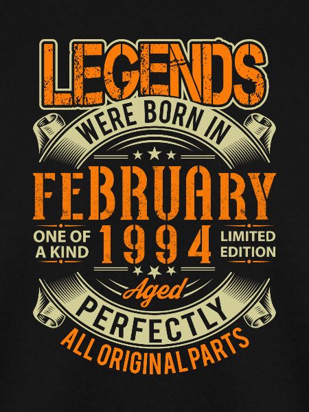 1994 Février Anniversaire Légende