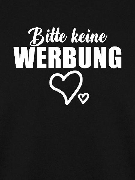 Bitte keine Werbung