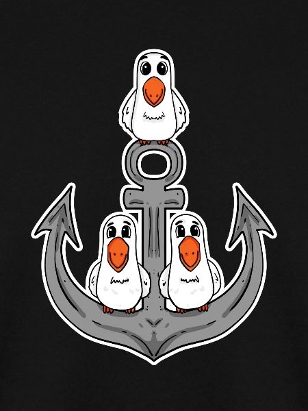 Möwen Möwe Anker