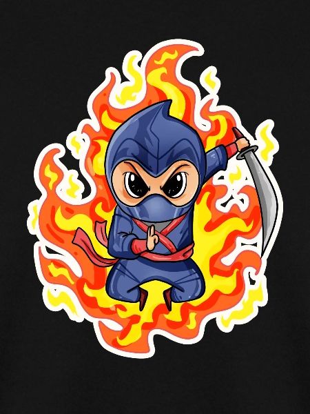 Ninja Feuer Rot