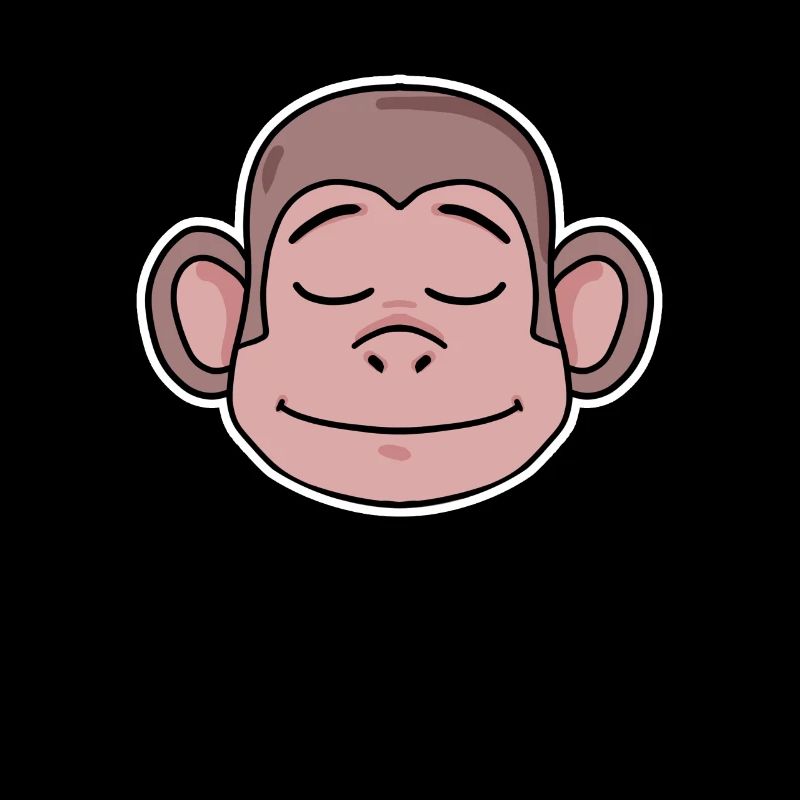 Affe Kopf Tier
