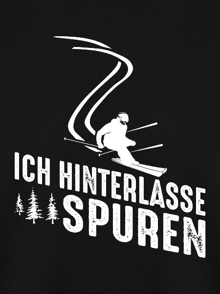 Ich hinterlasse Spuren – Skifahrer
