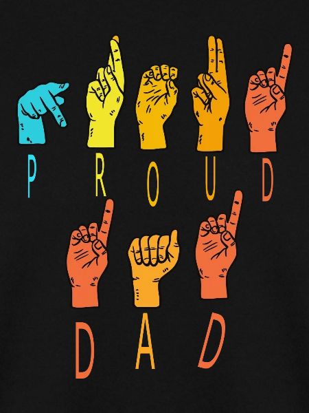 Proud Dad Regenbogenhände