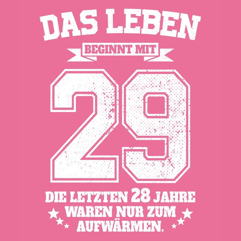 29. Geburtstag Geschenk Das Leben Beginnt Mit 29