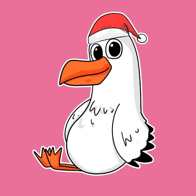 Möwe Weihnachten