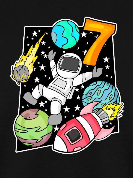 7 Birthday Boy Astronaut