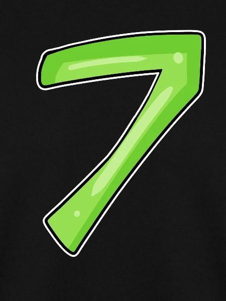 7 - sieben grün