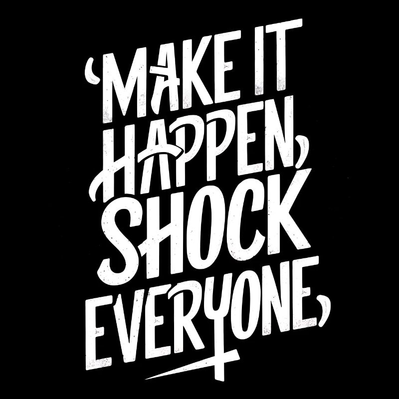 Motiv inspirant avec une déclaration de motivation