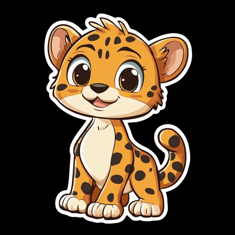 Guépard mignon