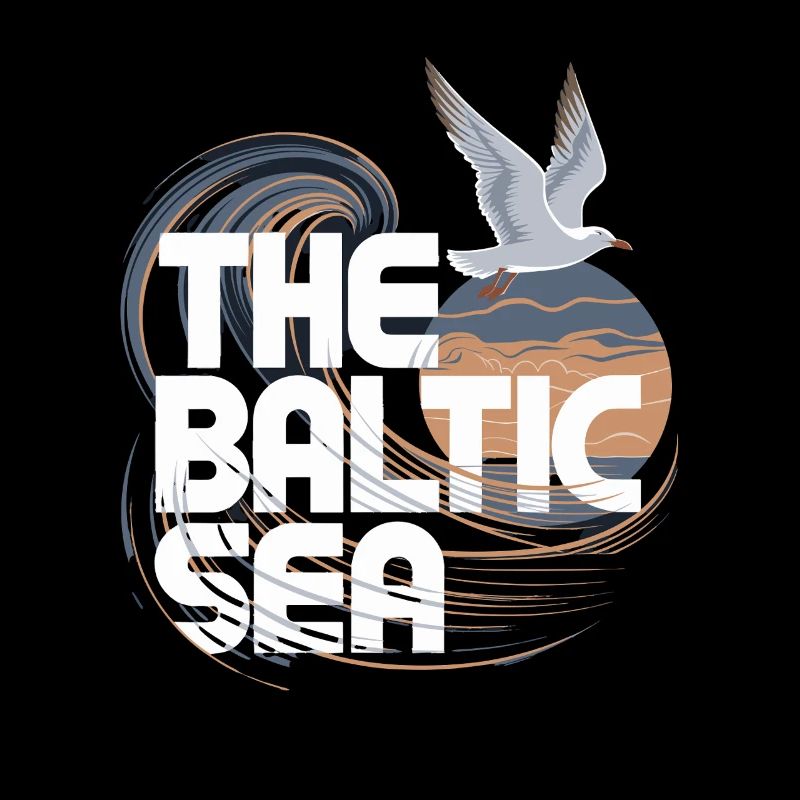 The Baltic Sea Baltic Seagull Waves Coast Maritime