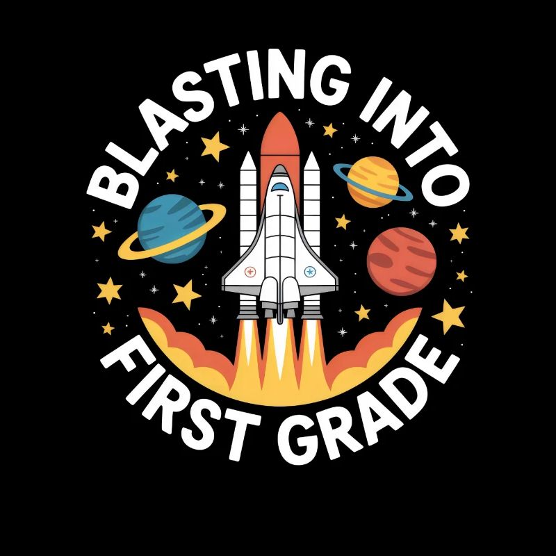Blasting Hard Into First Grade Back To School