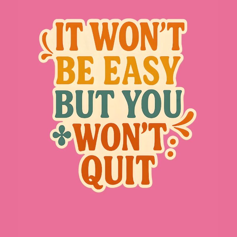 Conception typographique de motivation persistante