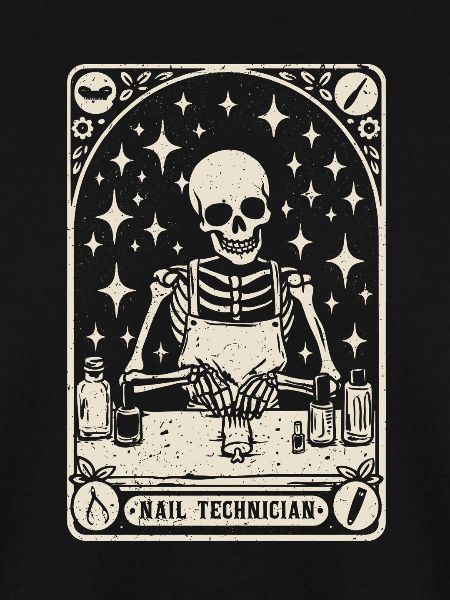 Nageldesignerin Nail Technician Tarot Card