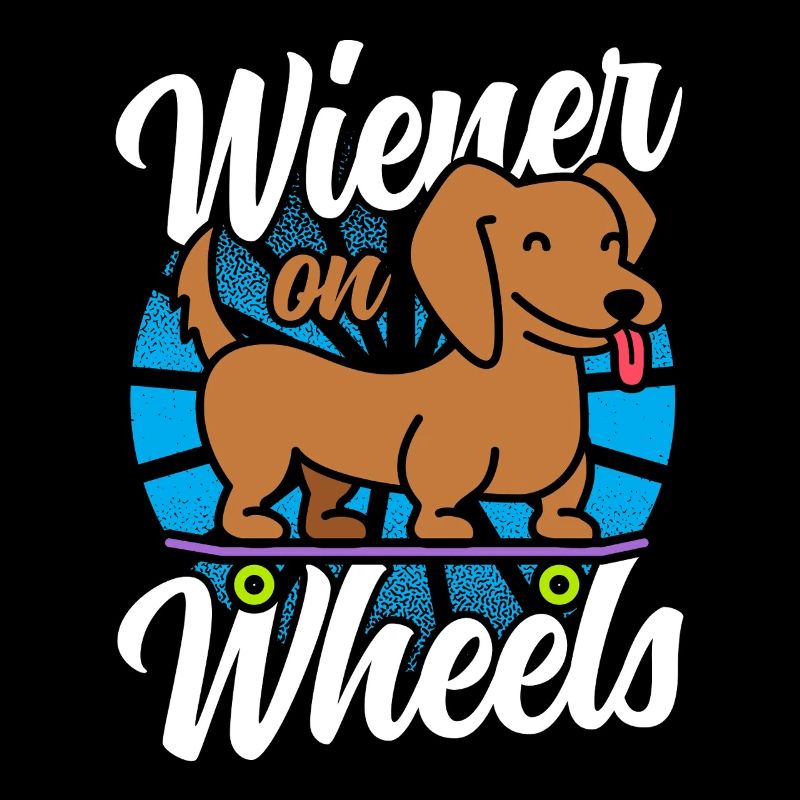 Skateboard Skater Skateboarder Dachshund