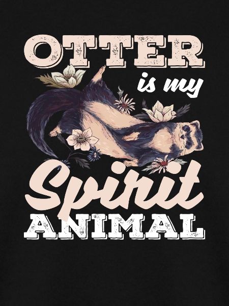 Seeotter Cartoon Spirtit Tierliebhaber
