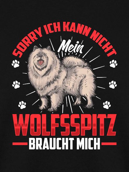 Wolfsspitz braucht mich Deutscher Wolfsspitz
