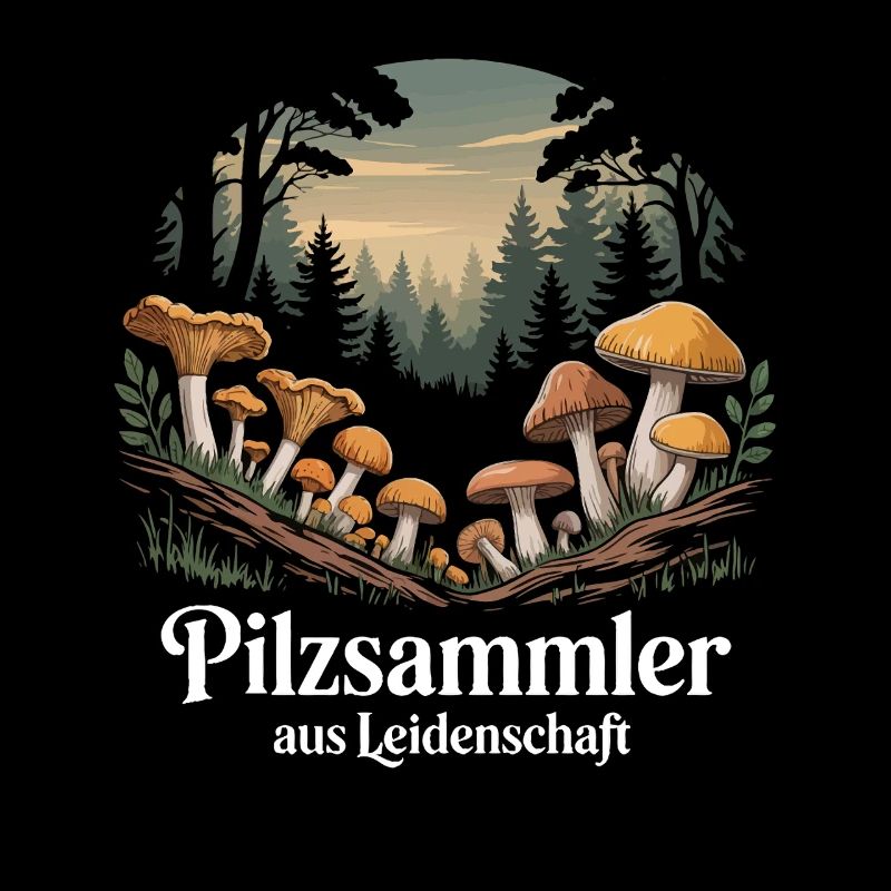 Cueillette de champignons Cueillette de champignons Chasseurs de champignons Forêt