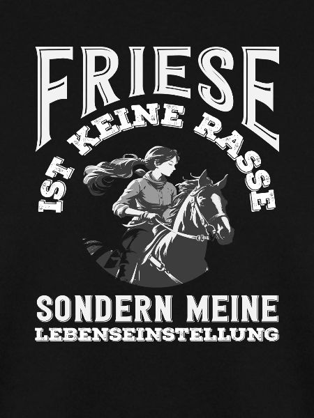Pferdemädchen Reiten Ponyfans Reiter Friese