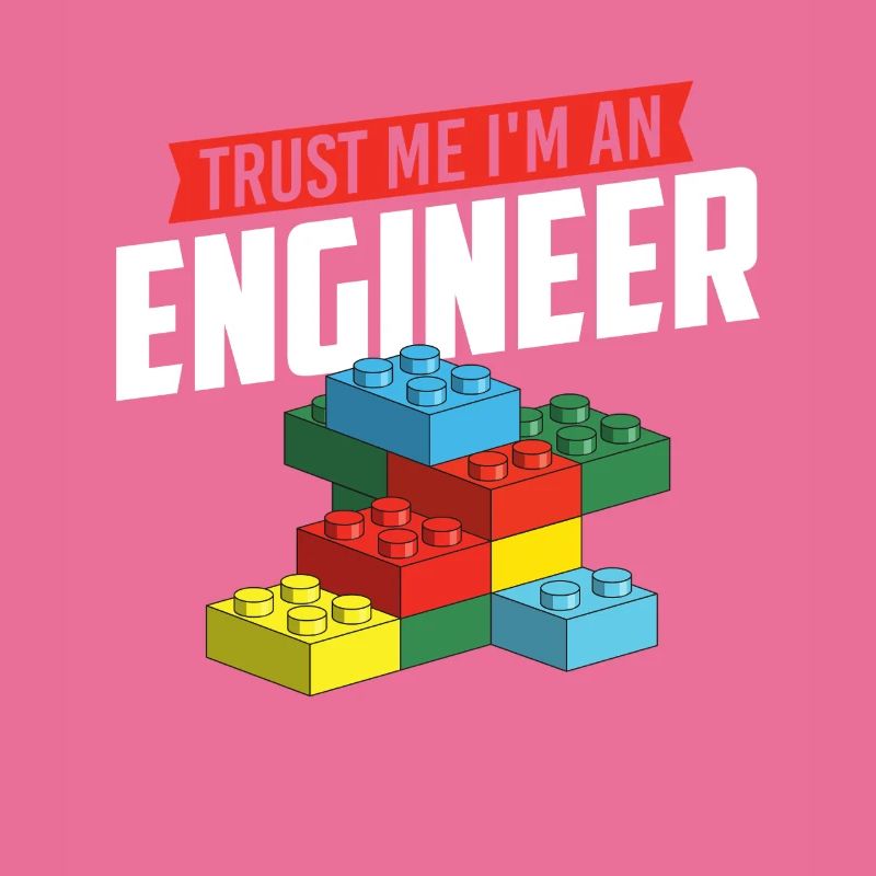 Glaub mir, ich bin ein Ingenieur Brick Builder Block Build
