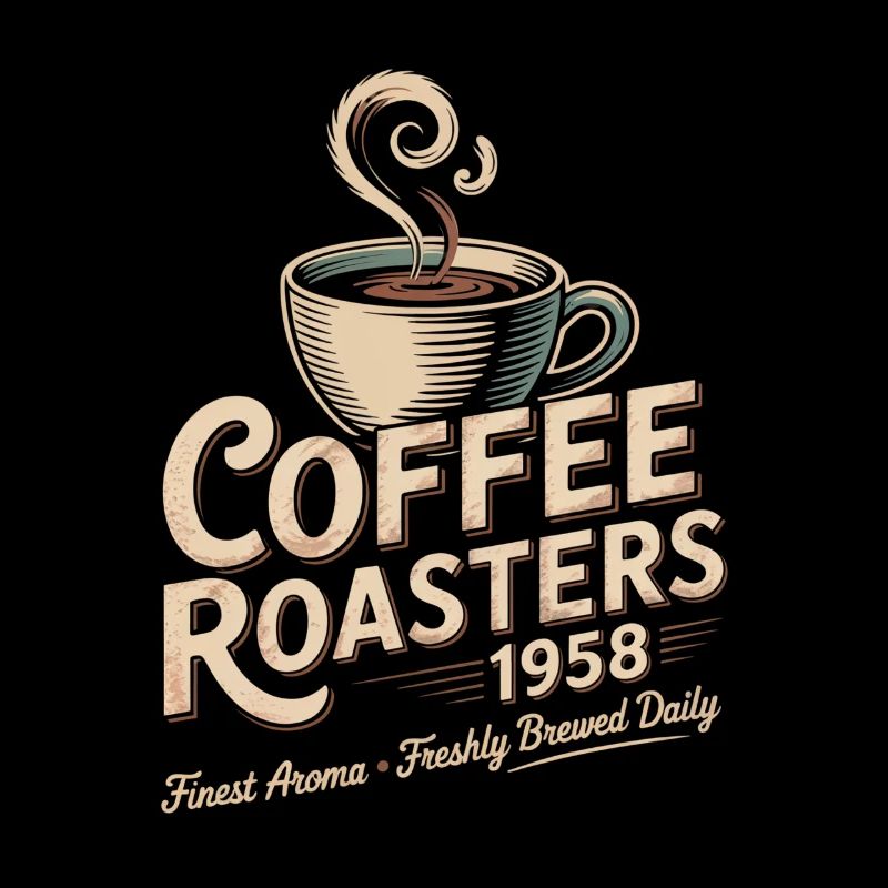 Vintage Kaffee Werbung
