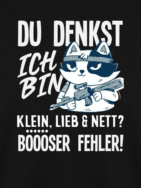 Böser Fehler Kleine Katze