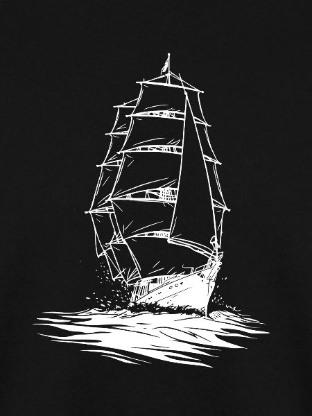 Segelboot Kunstwerk Matrose