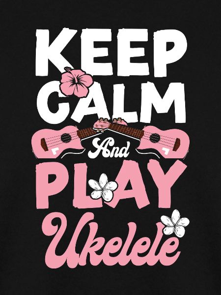 Hawaiian Ukulele Uke Keep Calm &