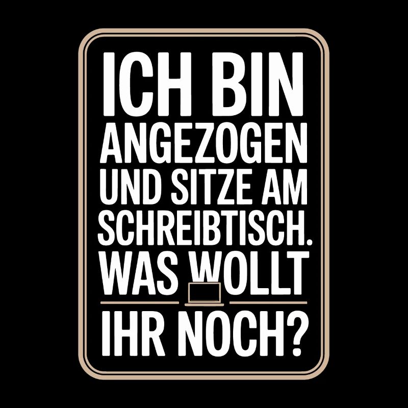 Ich Bin Angezogen Am Schreibtisch Homeoffice Büro