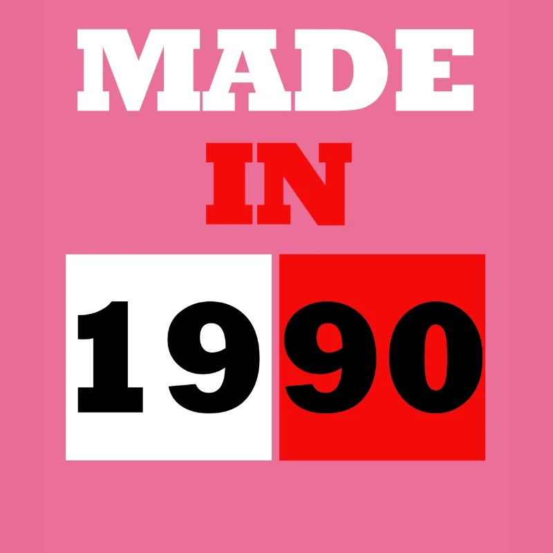 Hergestellt 1990 Retro-Blöcke
